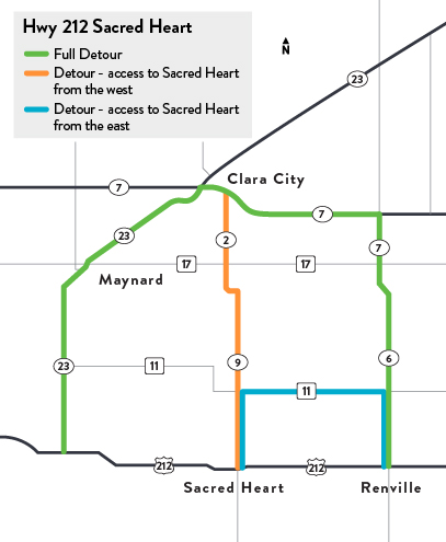 MnDOT sets April 3 open house in Sacred Heart on U.S. Highway 212 project from Granite Falls to Renville - Vimarsana News