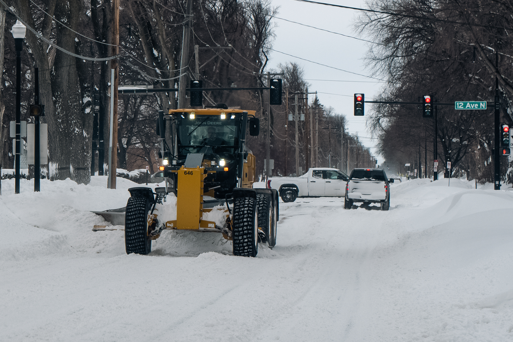 Plows out in full force across Fargo and West Fargo, but it may take a while to get streets cleared - Vimarsana News