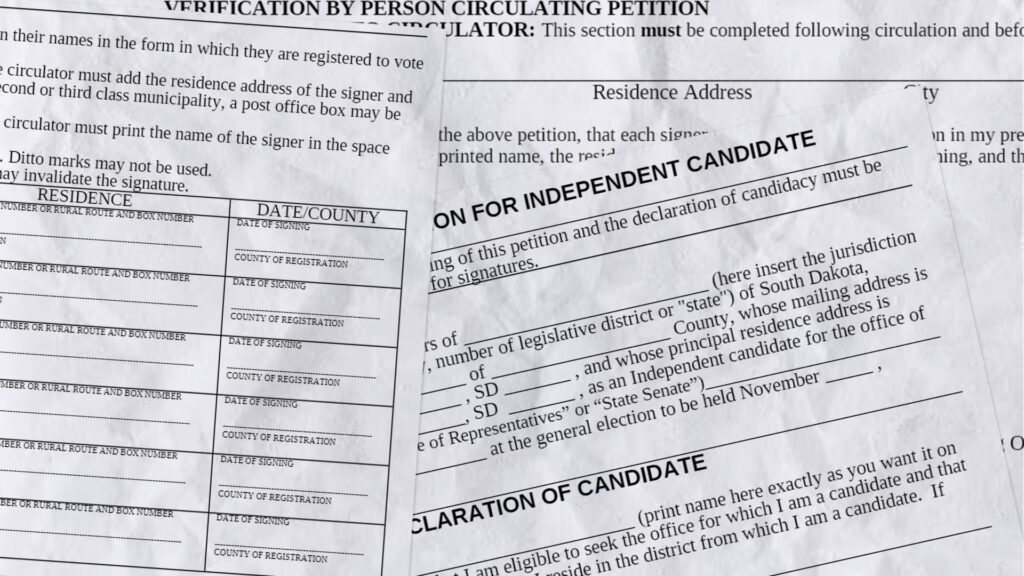 South Dakota independent candidates told they needed hundreds more signatures than necessary - Vimarsana News