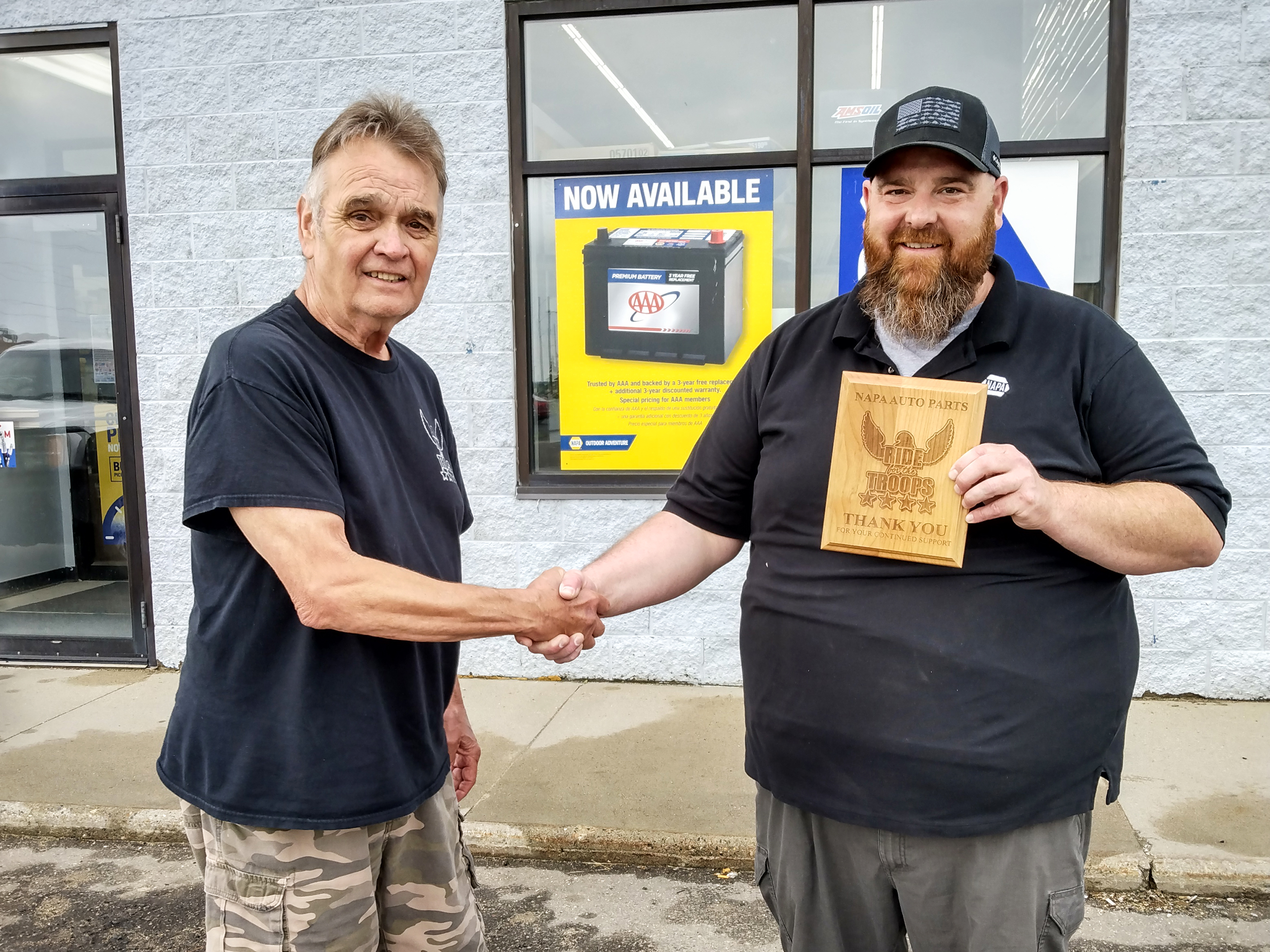 Ride for the Troops presents 'thank you' plaques - Vimarsana News