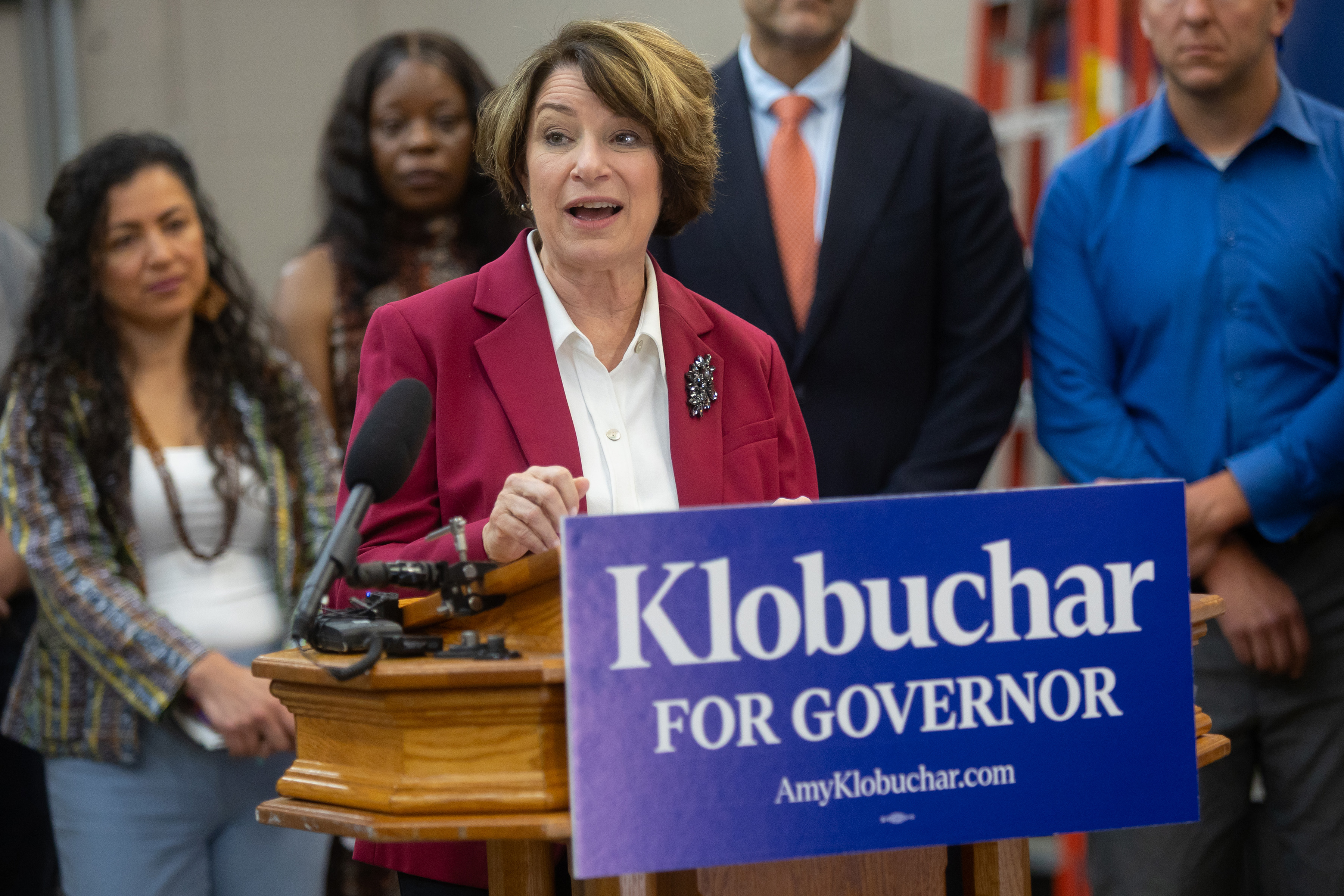Klobuchar lays out plans for workforce development , K - 12 achievement