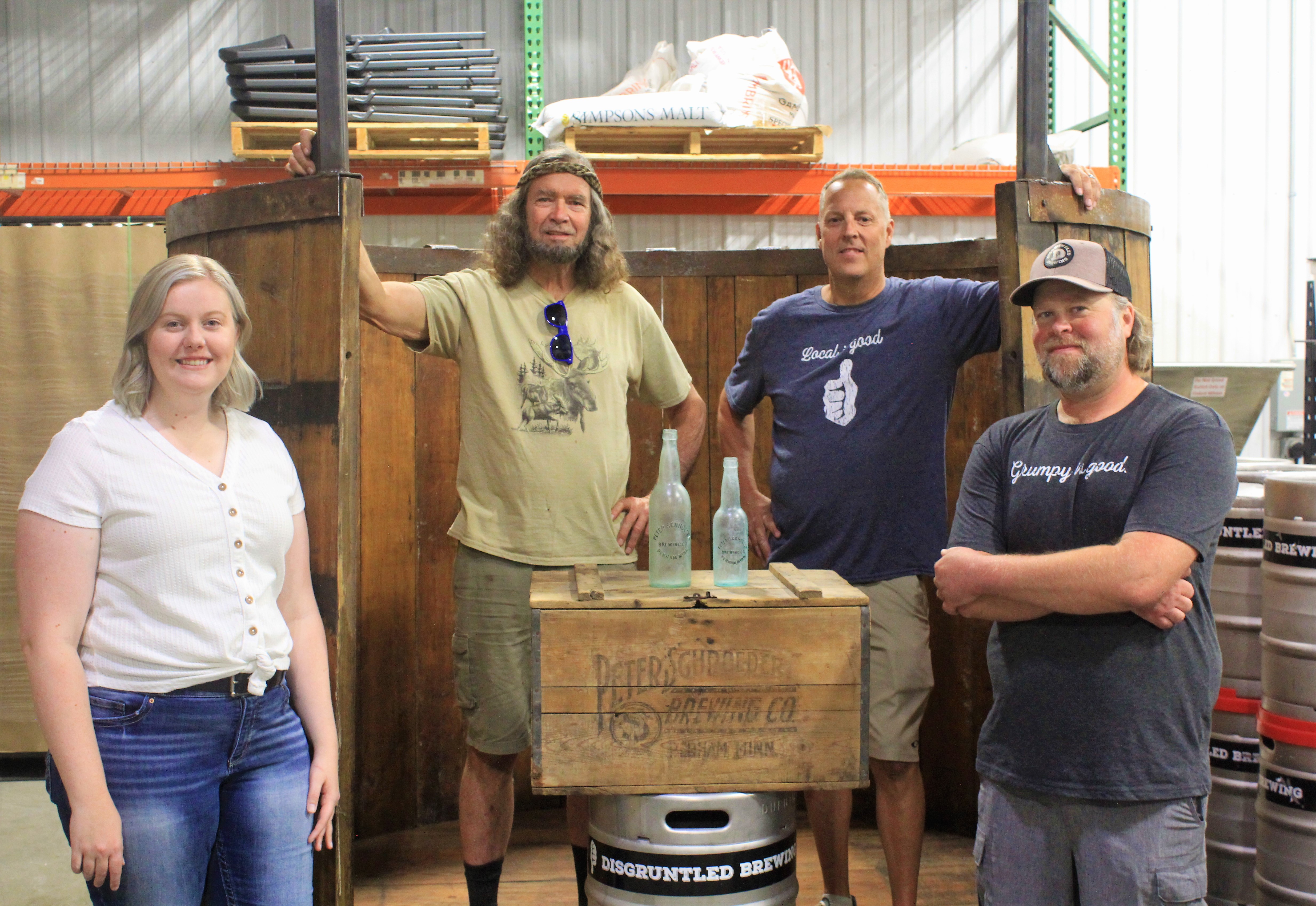 Antique beer vat from Perham's first brewery saved and reassembled; finds new home at Disgruntled Brewing - Vimarsana News