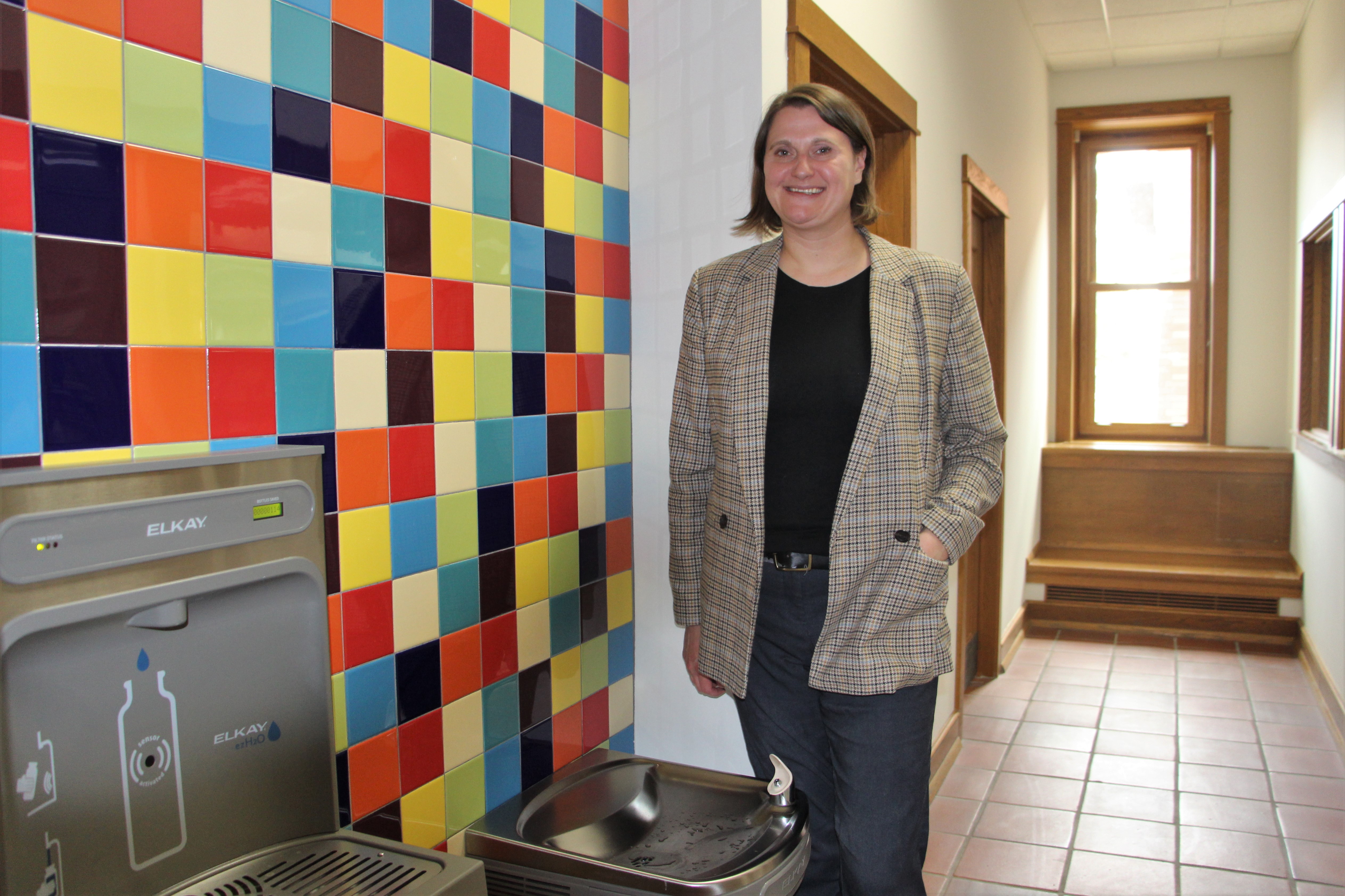 Goodbye, Greta: May 4 grand opening for DL library's new restrooms will also be a farewell for its director - Vimarsana News