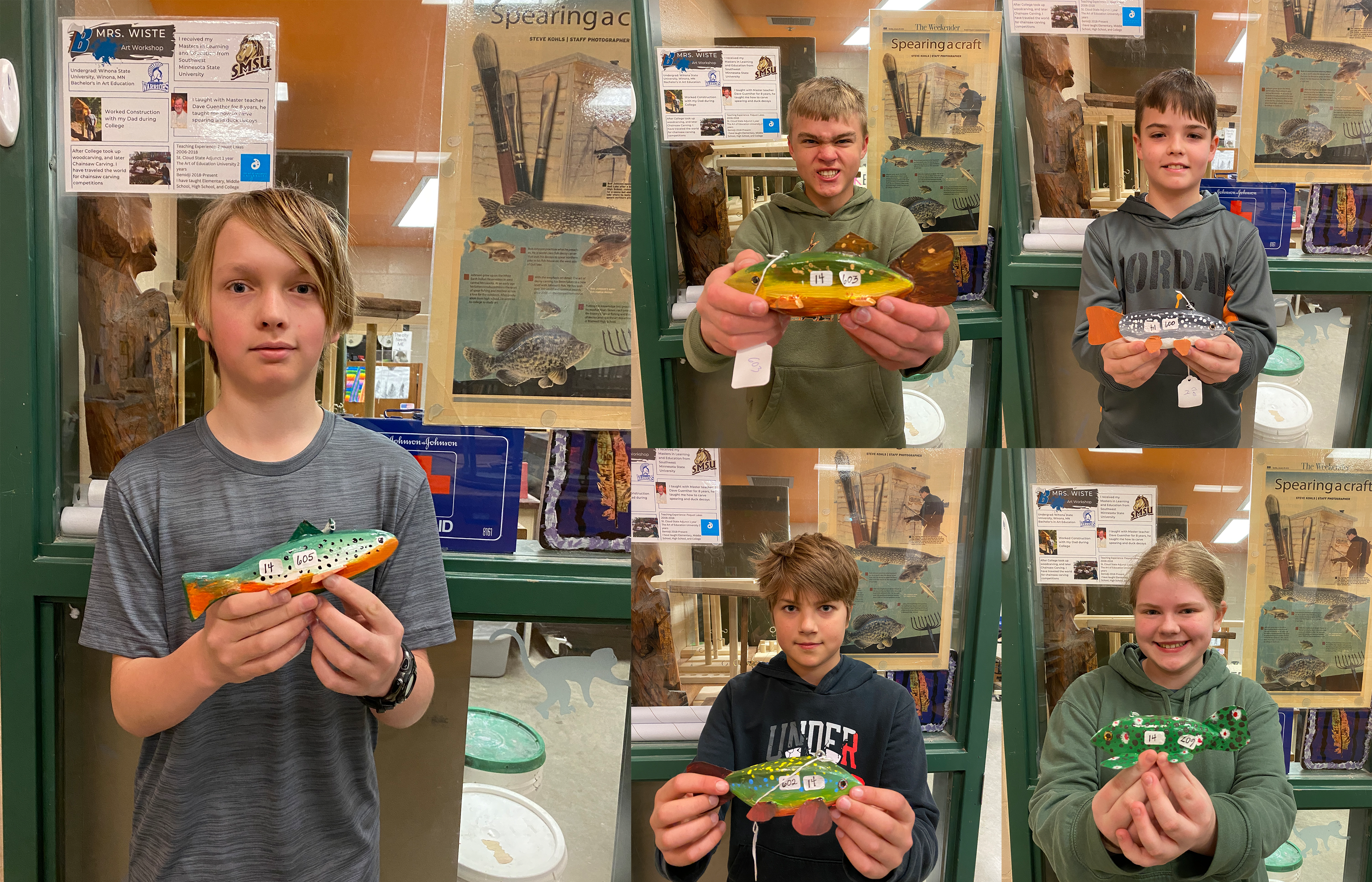 Bemidji Middle School students earn awards at National Fish Decoy Carving Competition - Vimarsana News