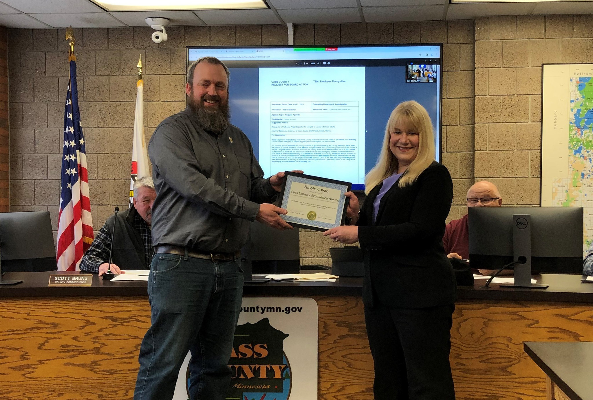 Cass County Board: County recognizes Nicole Cayko for outstanding service - Vimarsana News