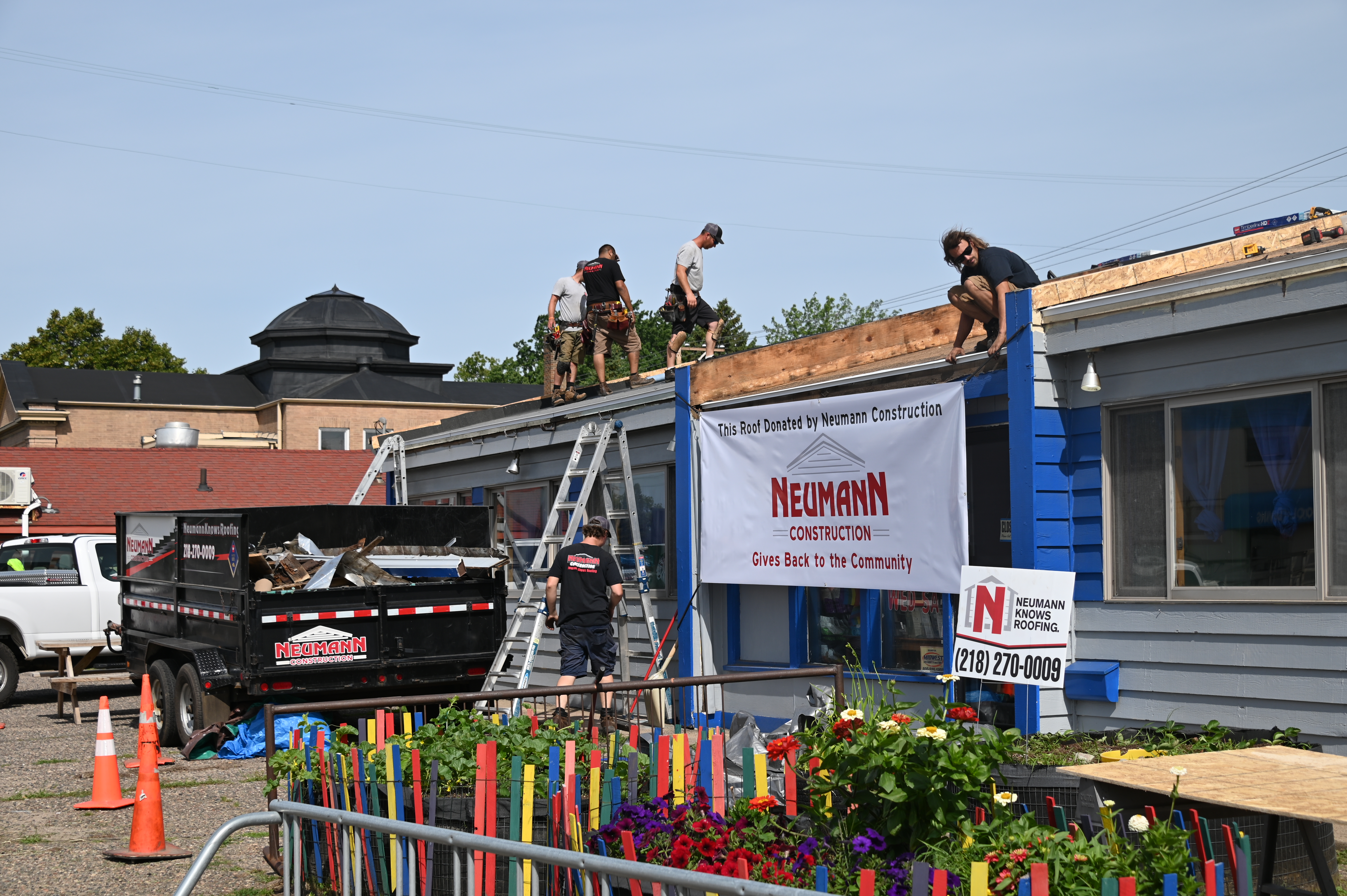 New roof arrives for The Shop - Vimarsana News