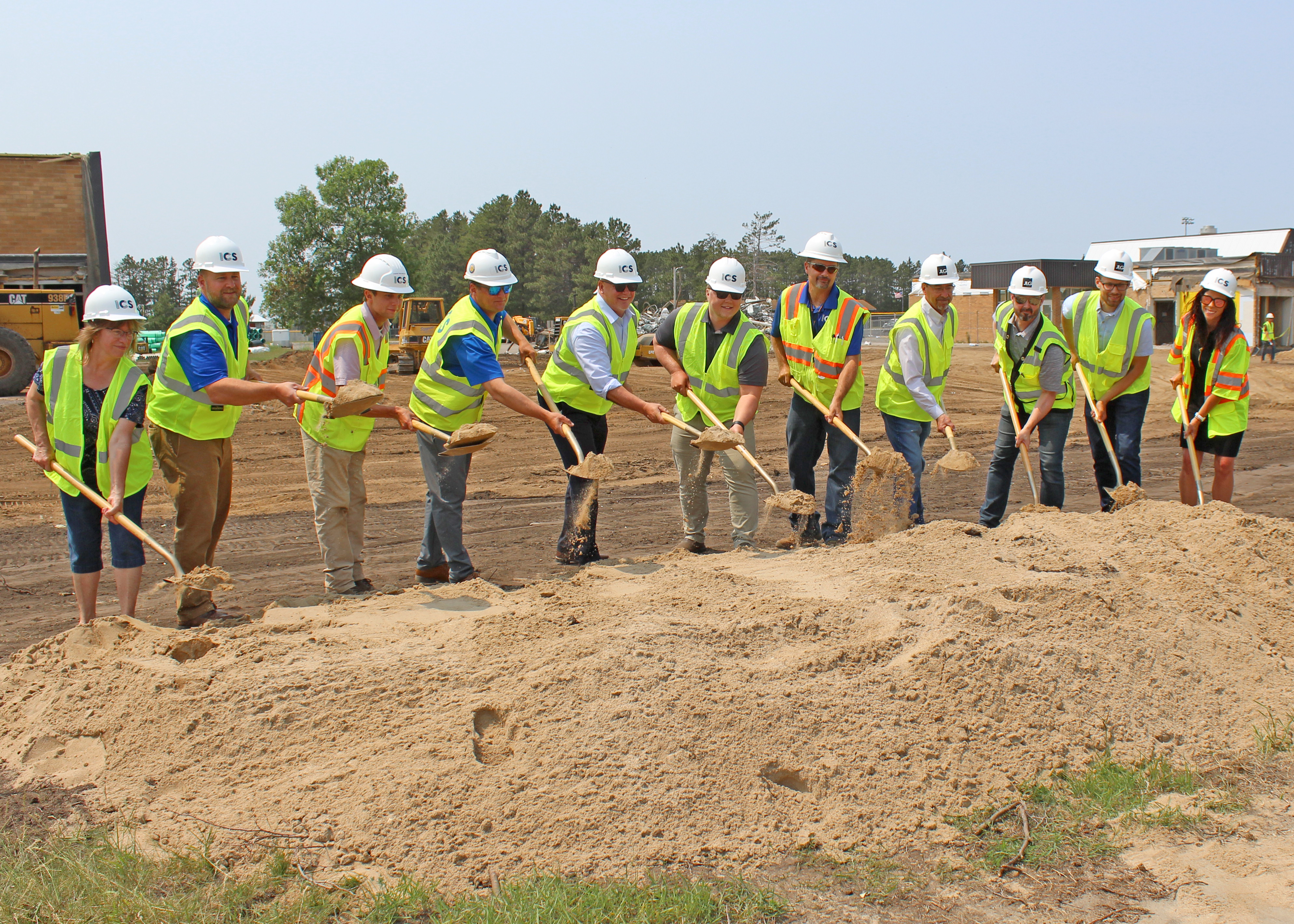 Ground broken, footings dug for Park Rapids High School addition - Vimarsana News