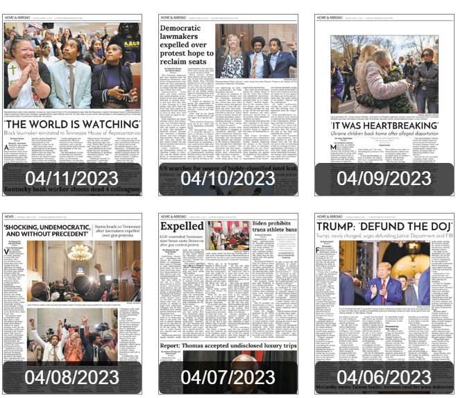 E-paper highlights: April 6-11, 2023, Echo Journal headlines - Vimarsana News