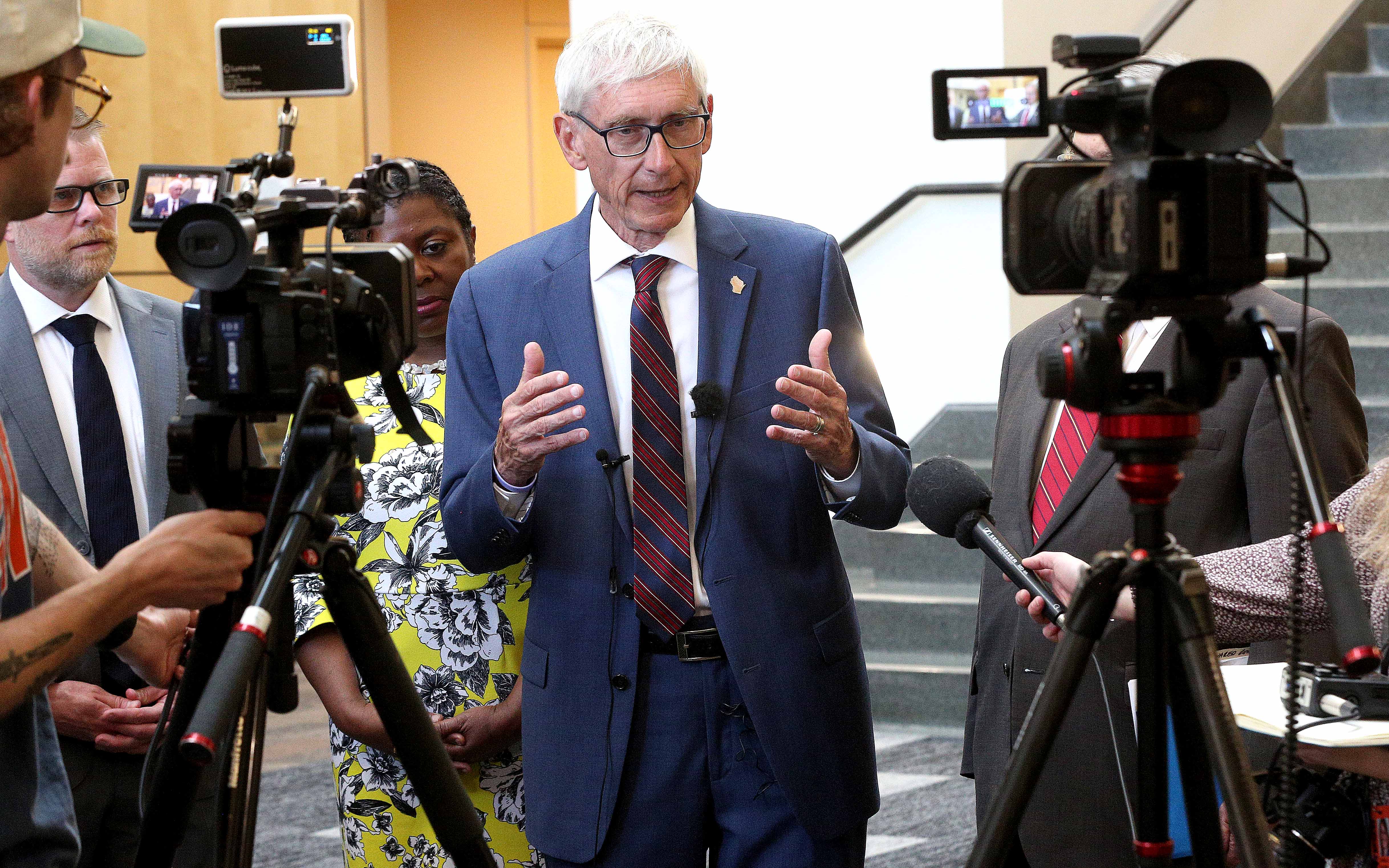 Evers' budget vetoes leave state with projected $4B surplus - Vimarsana News