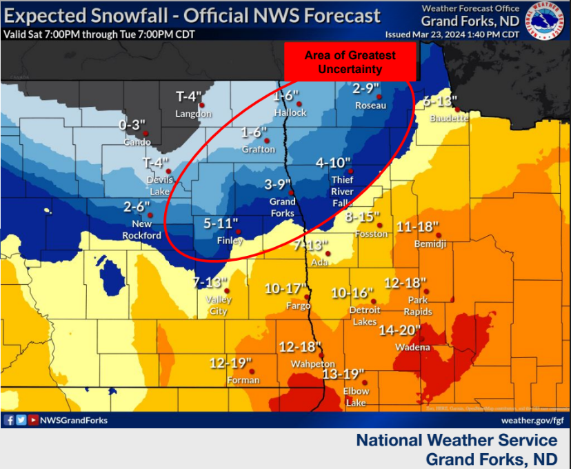 Storm warning expands as spring snows head into region - Vimarsana News