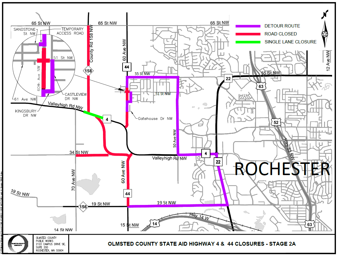 Valleyhigh Drive Northwest faces delays as road construction starts near County Road 158 - Vimarsana News