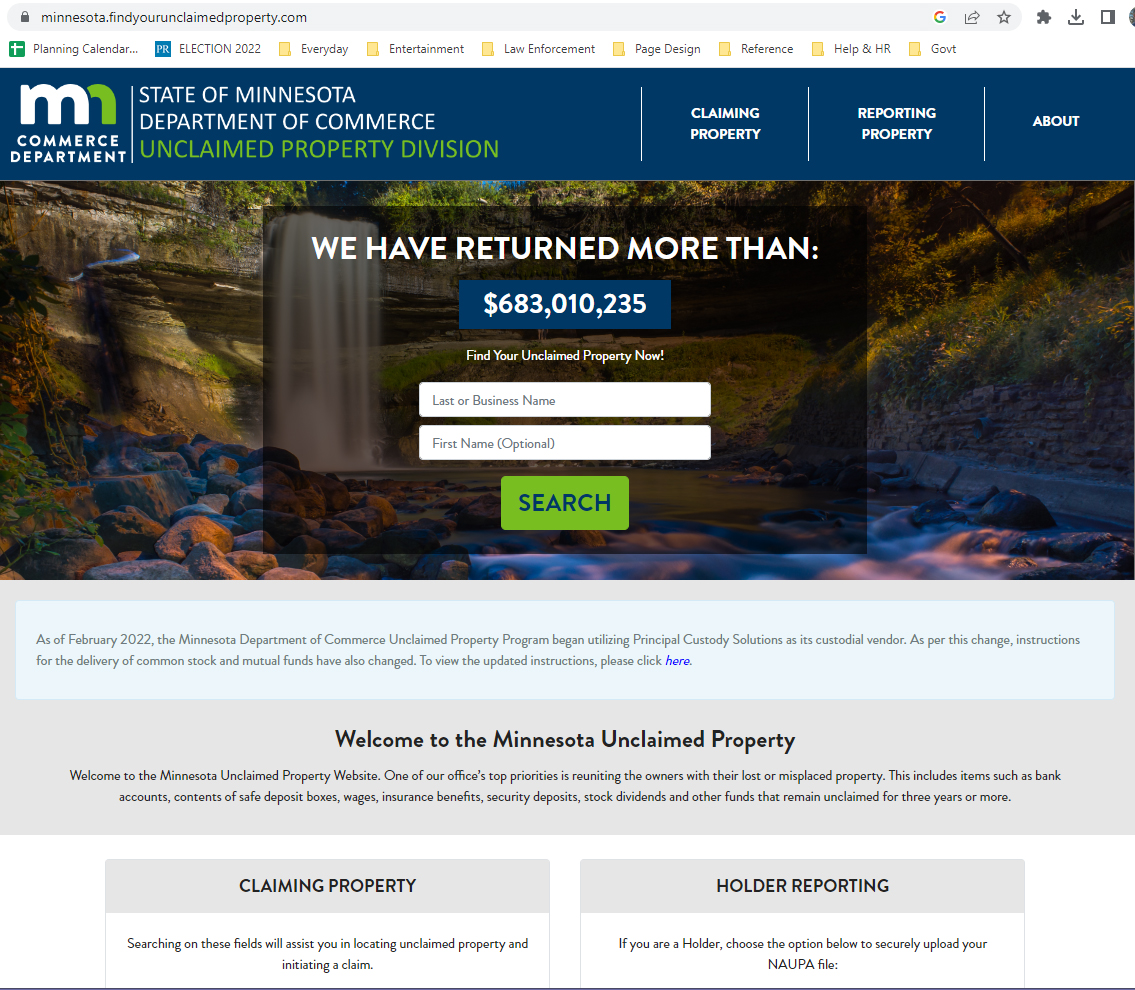 Take online treasure hunt for unclaimed property - Vimarsana News