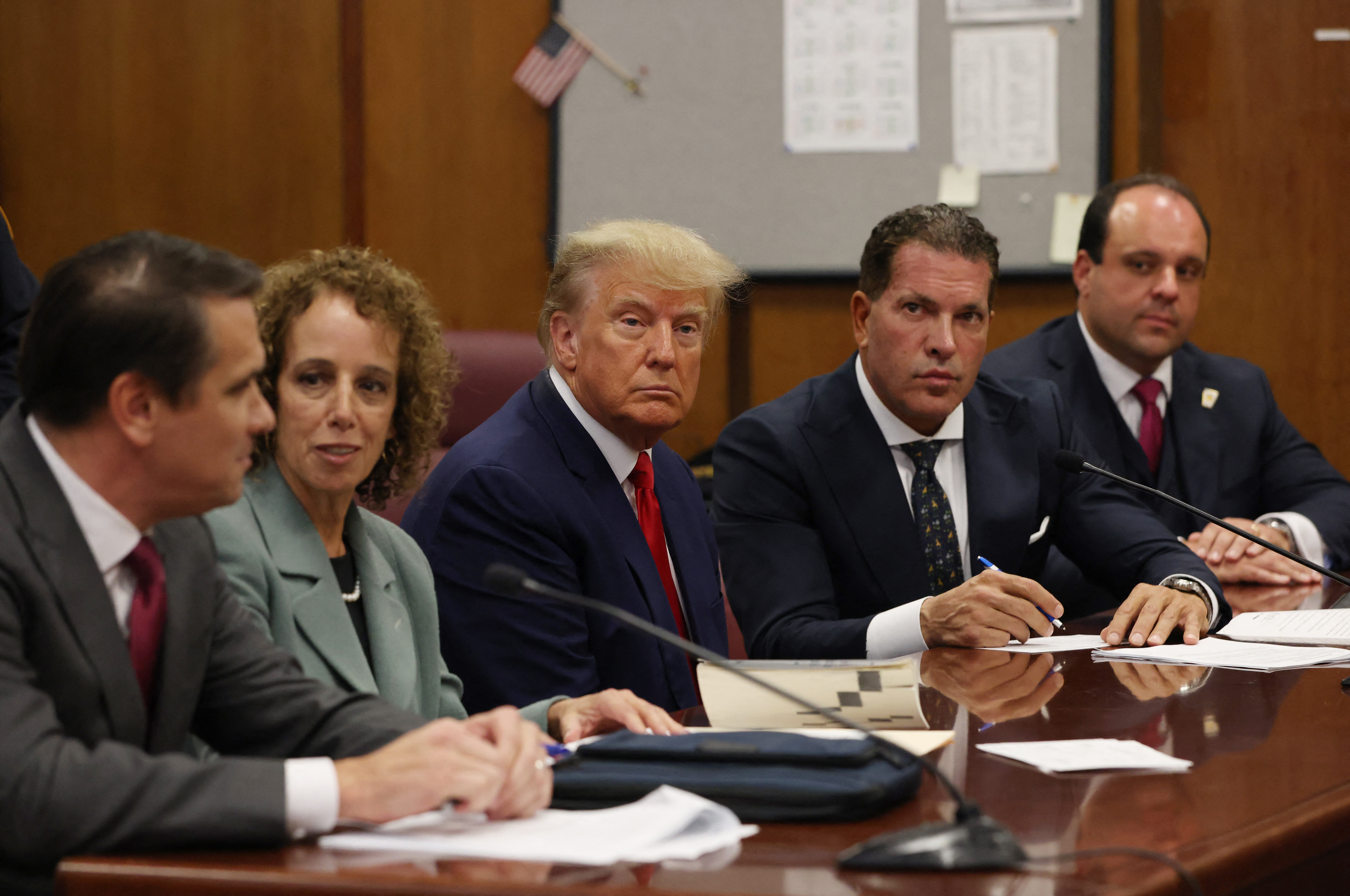 Trump arrives at New York courthouse to face criminal charges - Vimarsana News