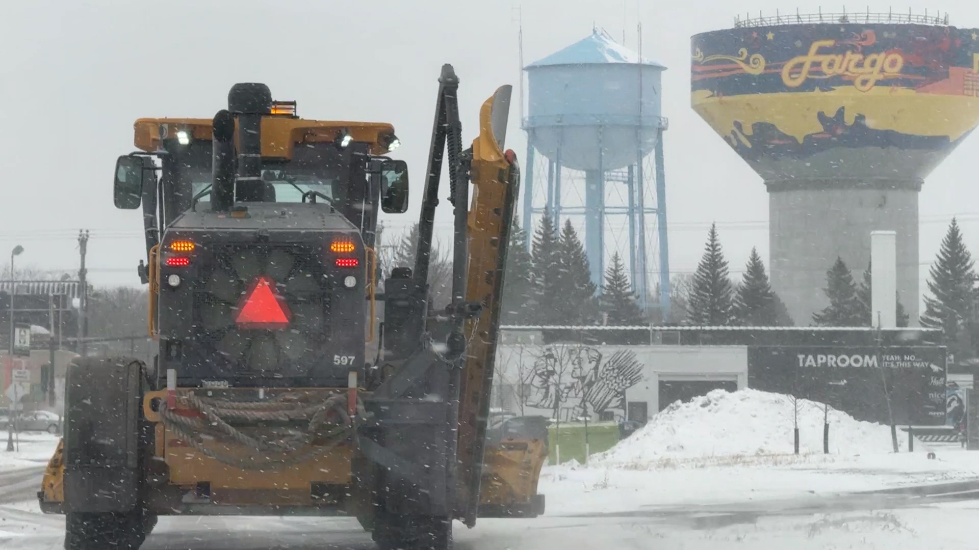 Strong winds creating challenges for snow plow drivers - Vimarsana News