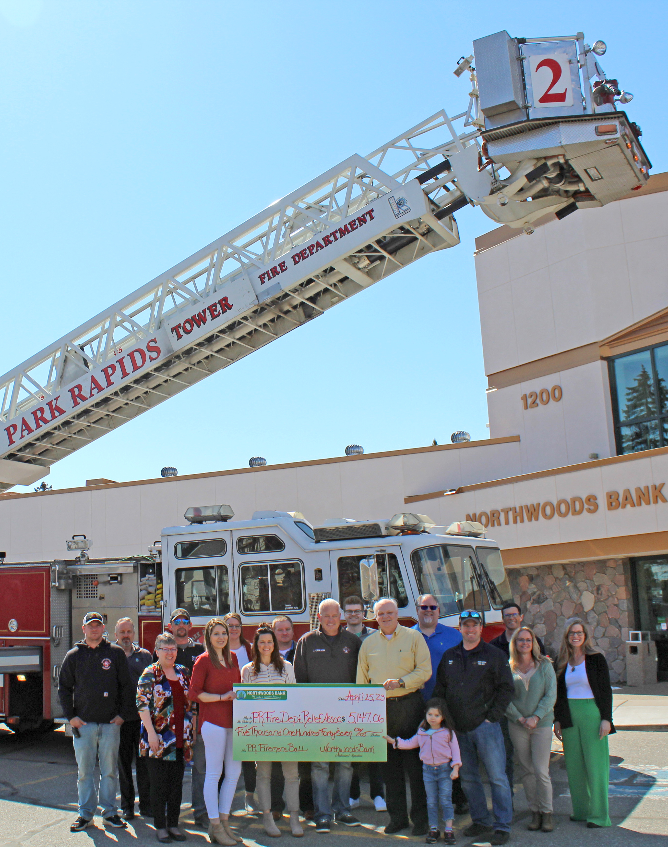 Firefighters salute bank for helping raise $5K - Vimarsana News