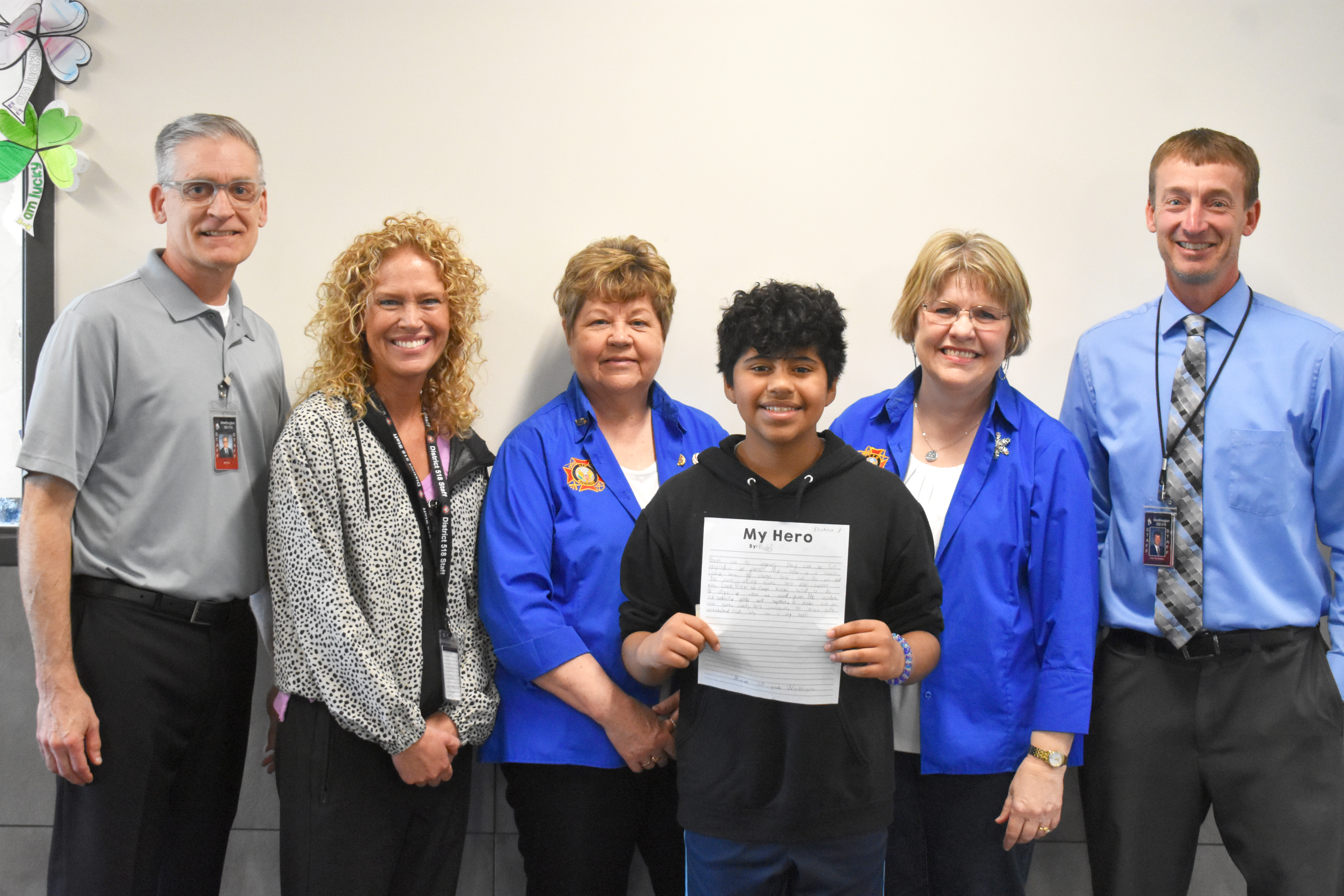 Intermediate School student wins high marks for 'My American Hero' essay - Vimarsana News