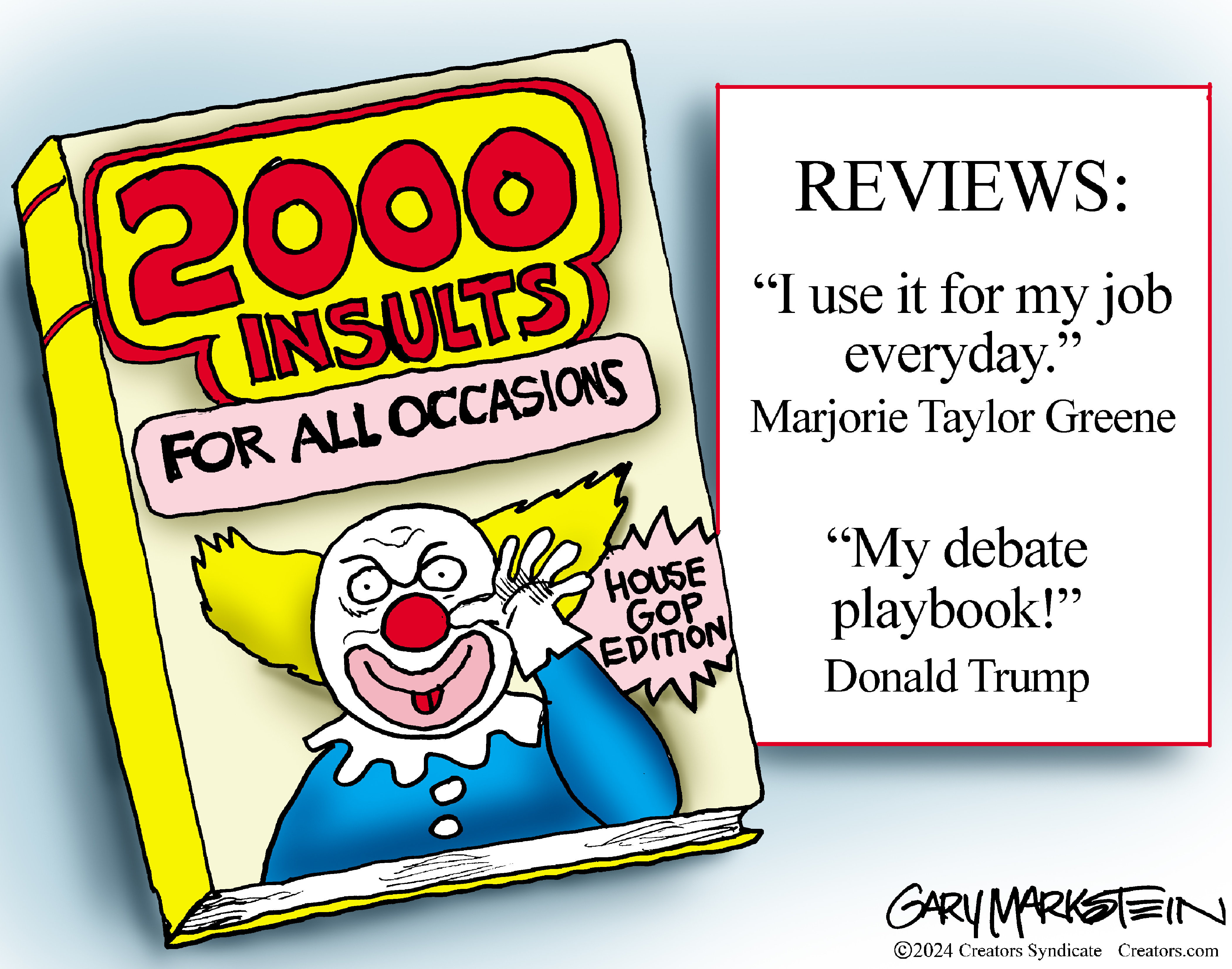 Bonus editorial cartoon for May 22, 2024 - Vimarsana News