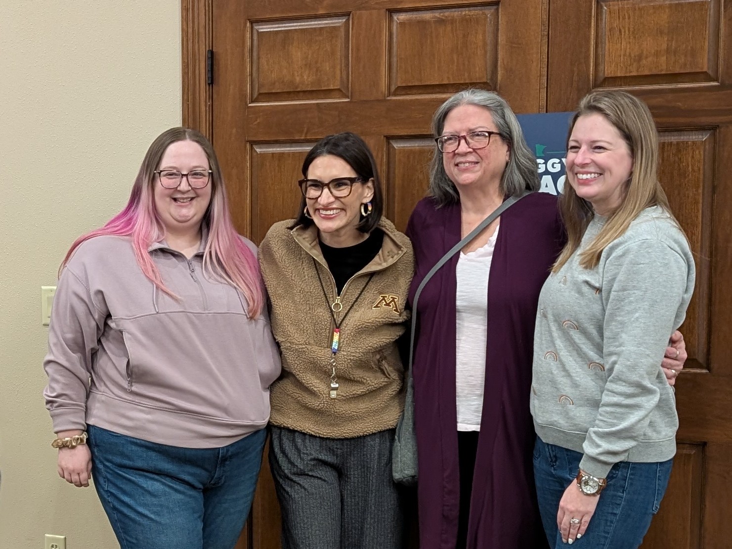 Peggy Flanagan hosts meet and greet for U . S . Senate campaign