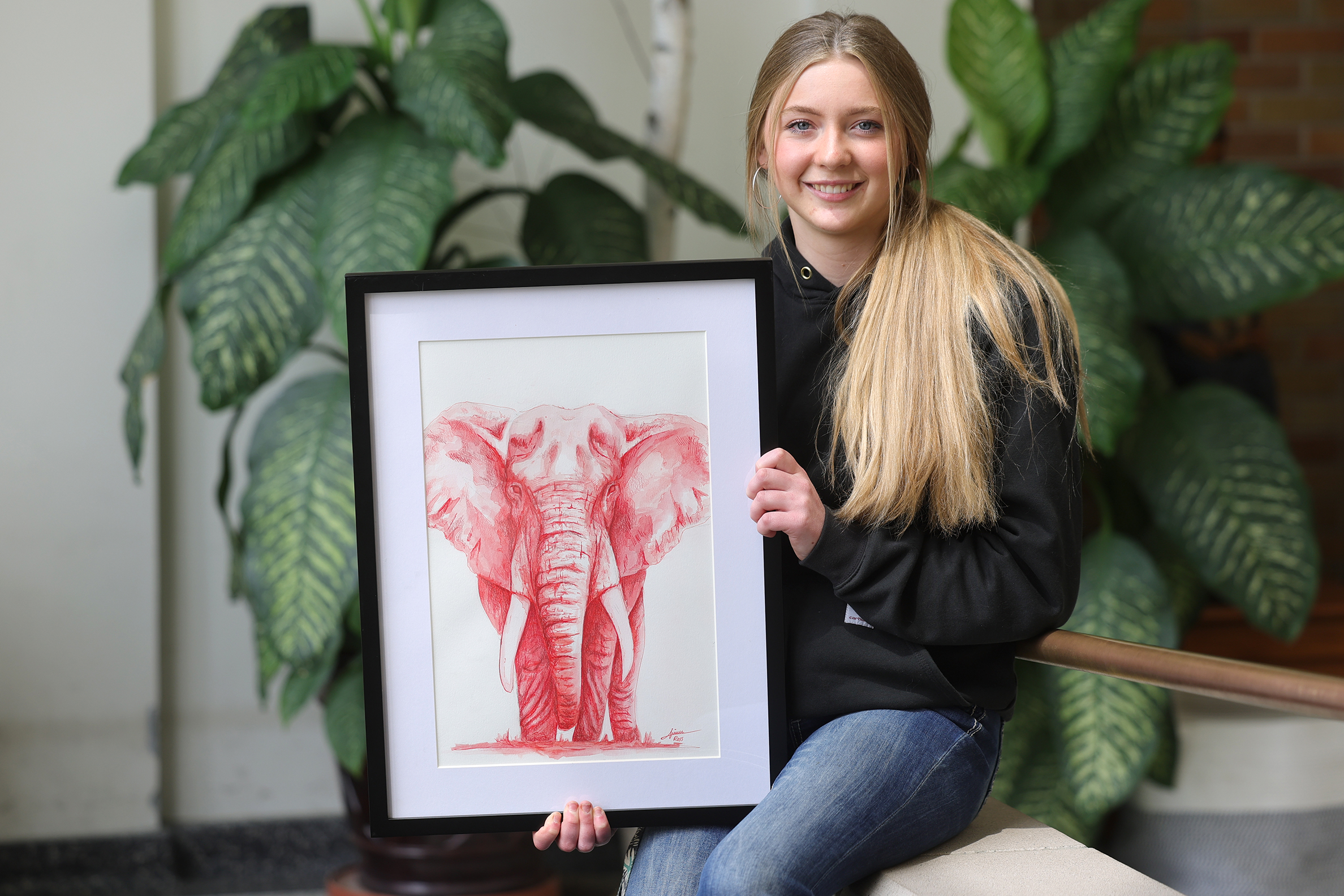Sacred Heart student wins award in Seventh District Congressional Art Competition - Vimarsana News