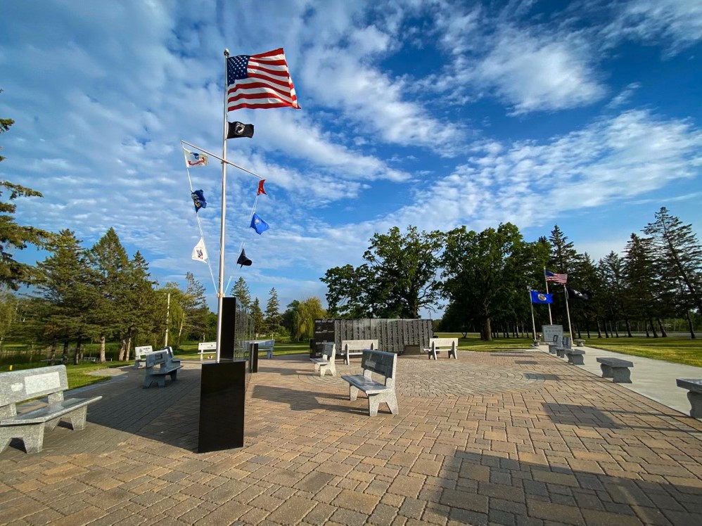 Locals celebrating Old Glory with Flag Day program at Wadena Veterans Park Friday - Vimarsana News