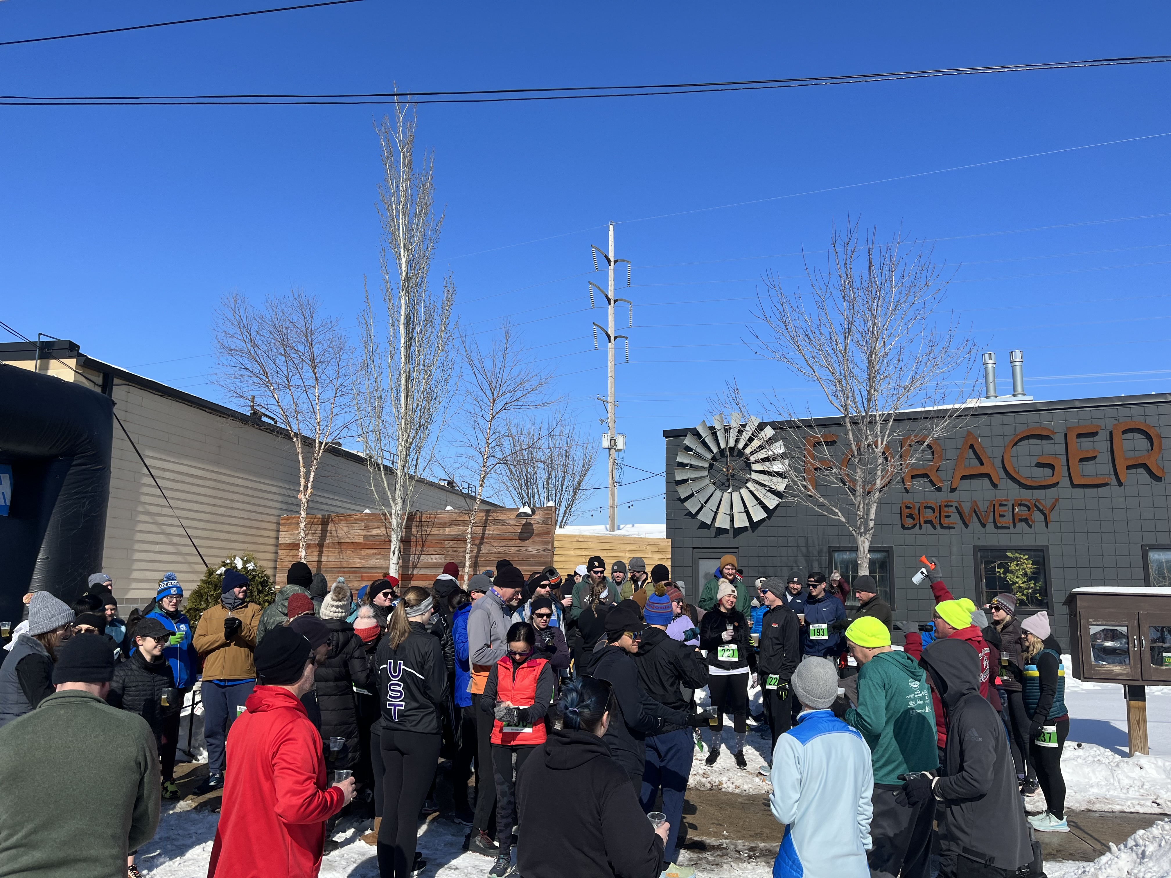 Forager Brewery's Maple Run featured beer before, during and after the race - Vimarsana News