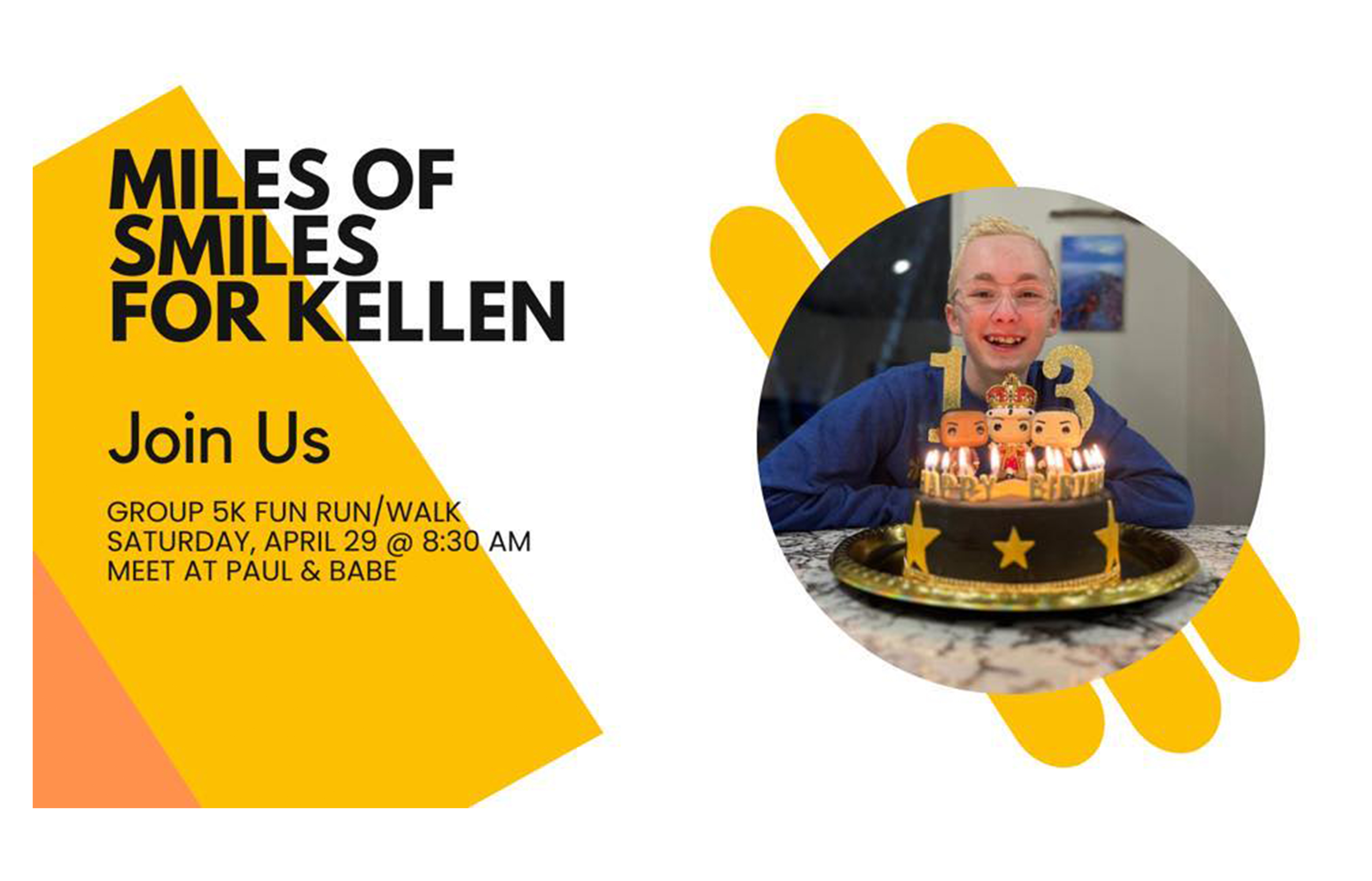 5K run/walk to support Kellen Knutson set for April 29 - Vimarsana News