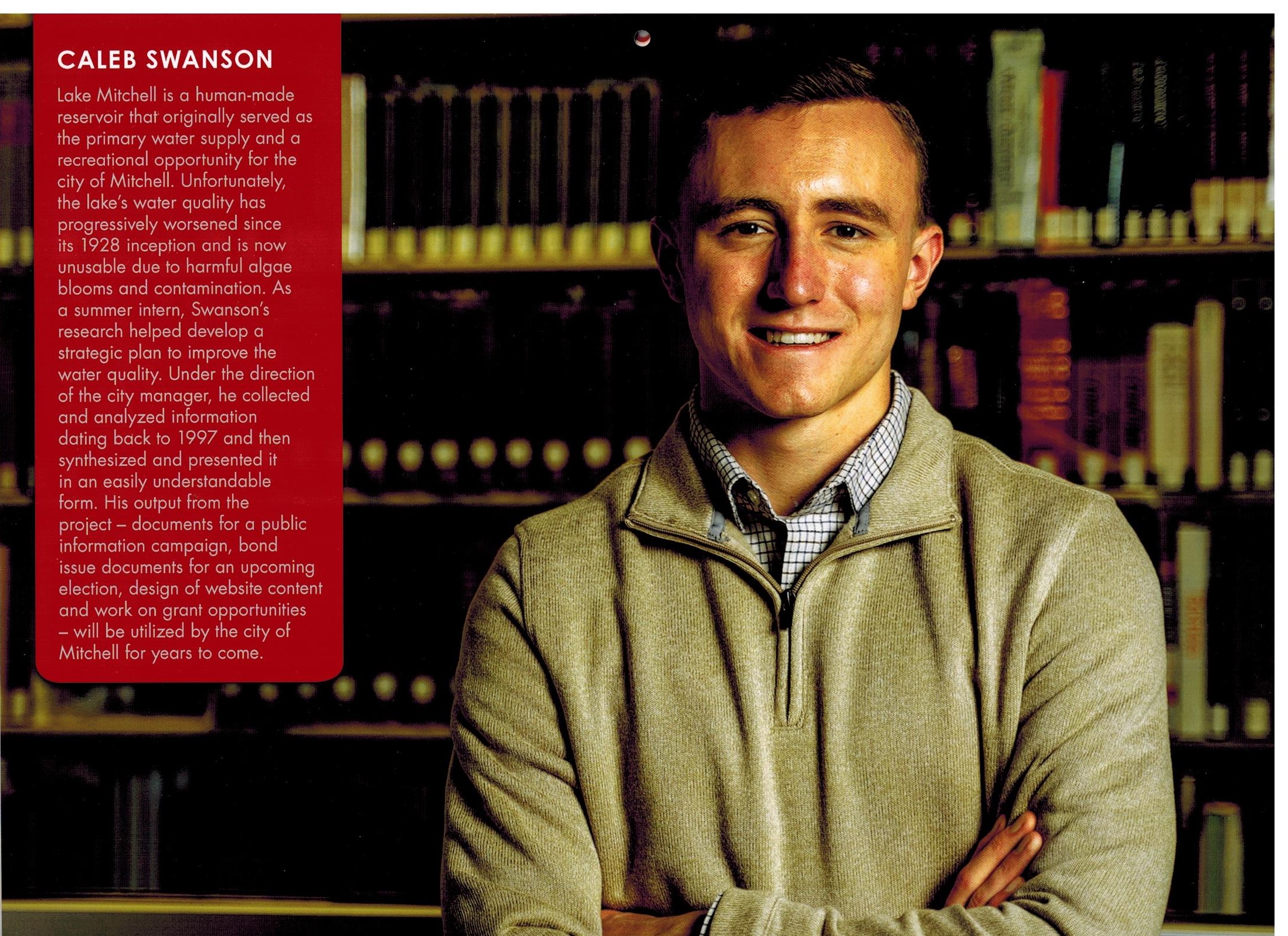 Mitchell's Caleb Swanson, Woonsocket's Carter Linke named Harry S. Truman Scholarship finalists at USD - Mitchell Republic - Vimarsana News