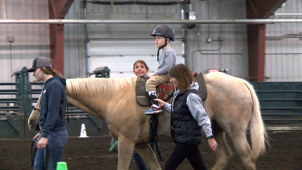 NDSU first lady finds time at equine center with special needs children rewarding - Vimarsana News