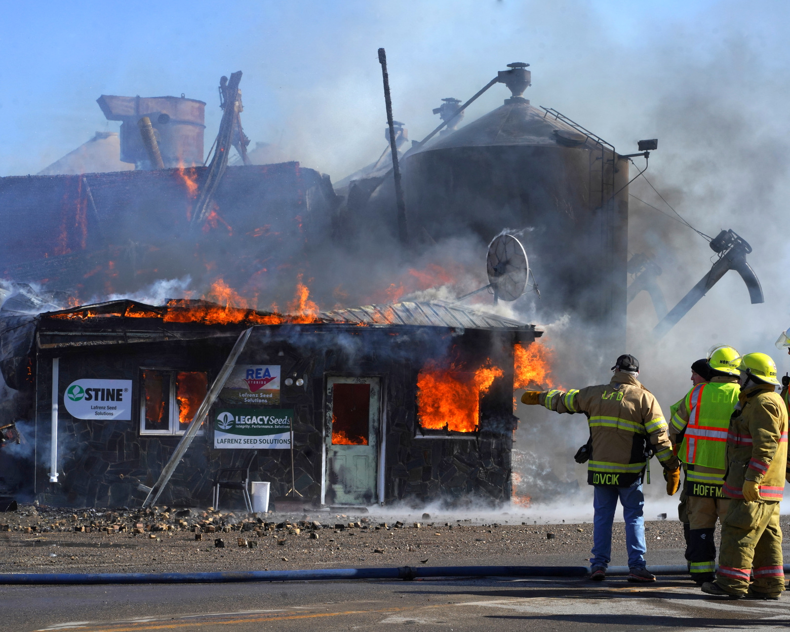 Langdon seed company and grain elevator 'a total loss' after Monday fire - Vimarsana News