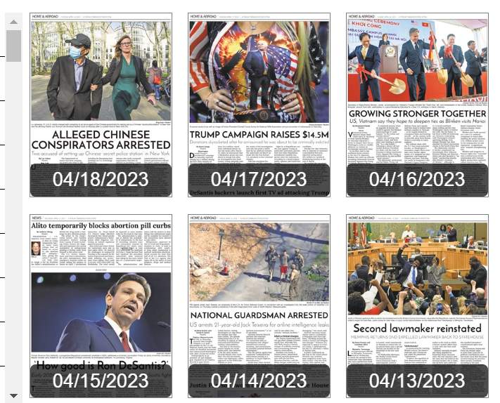 E-paper highlights: Check out April 13-18, 2023, Echo Journal headlines - Vimarsana News