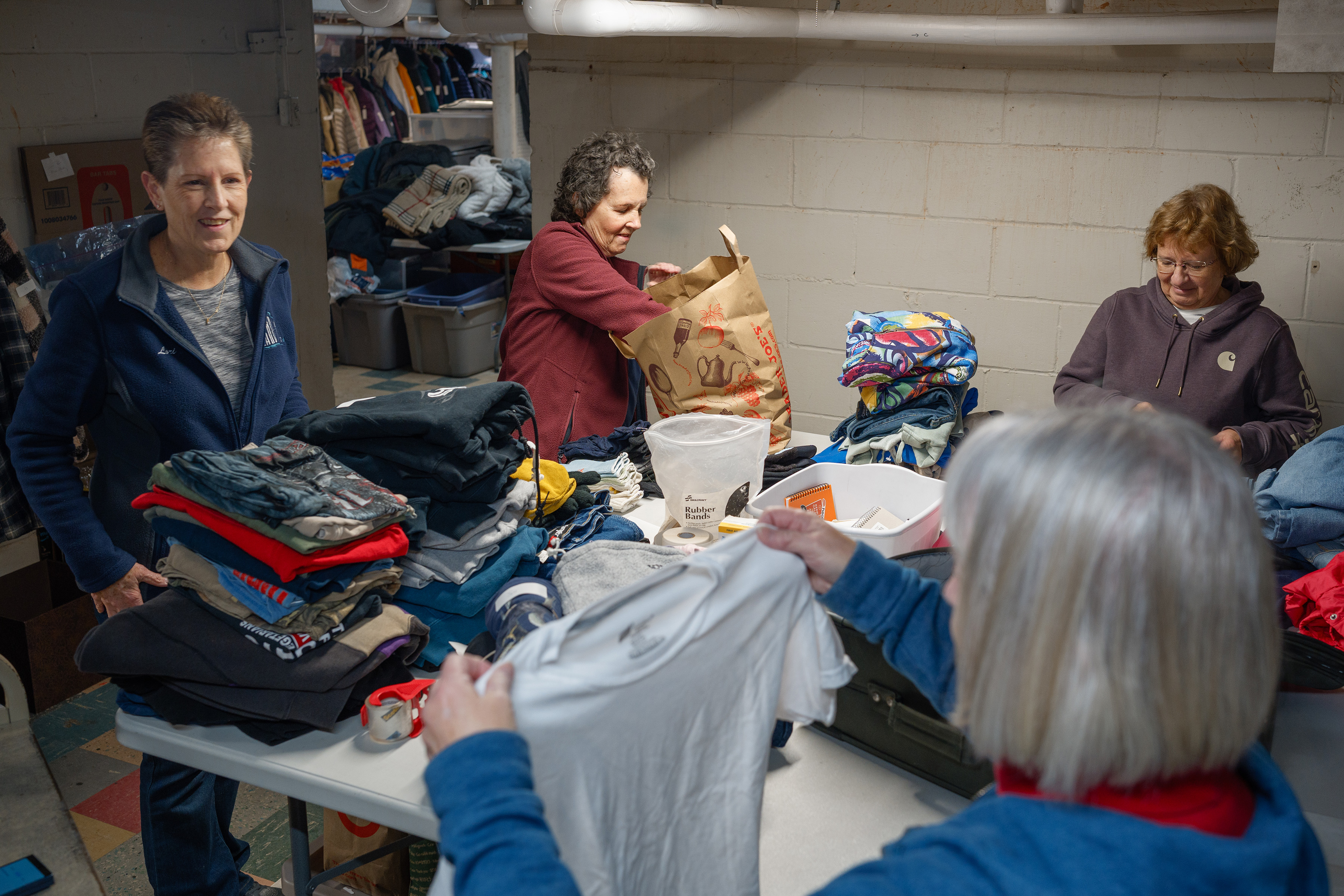 Meet the  Bag Ladie : Four Rochester - area women share a bond over volunteering with The Landing