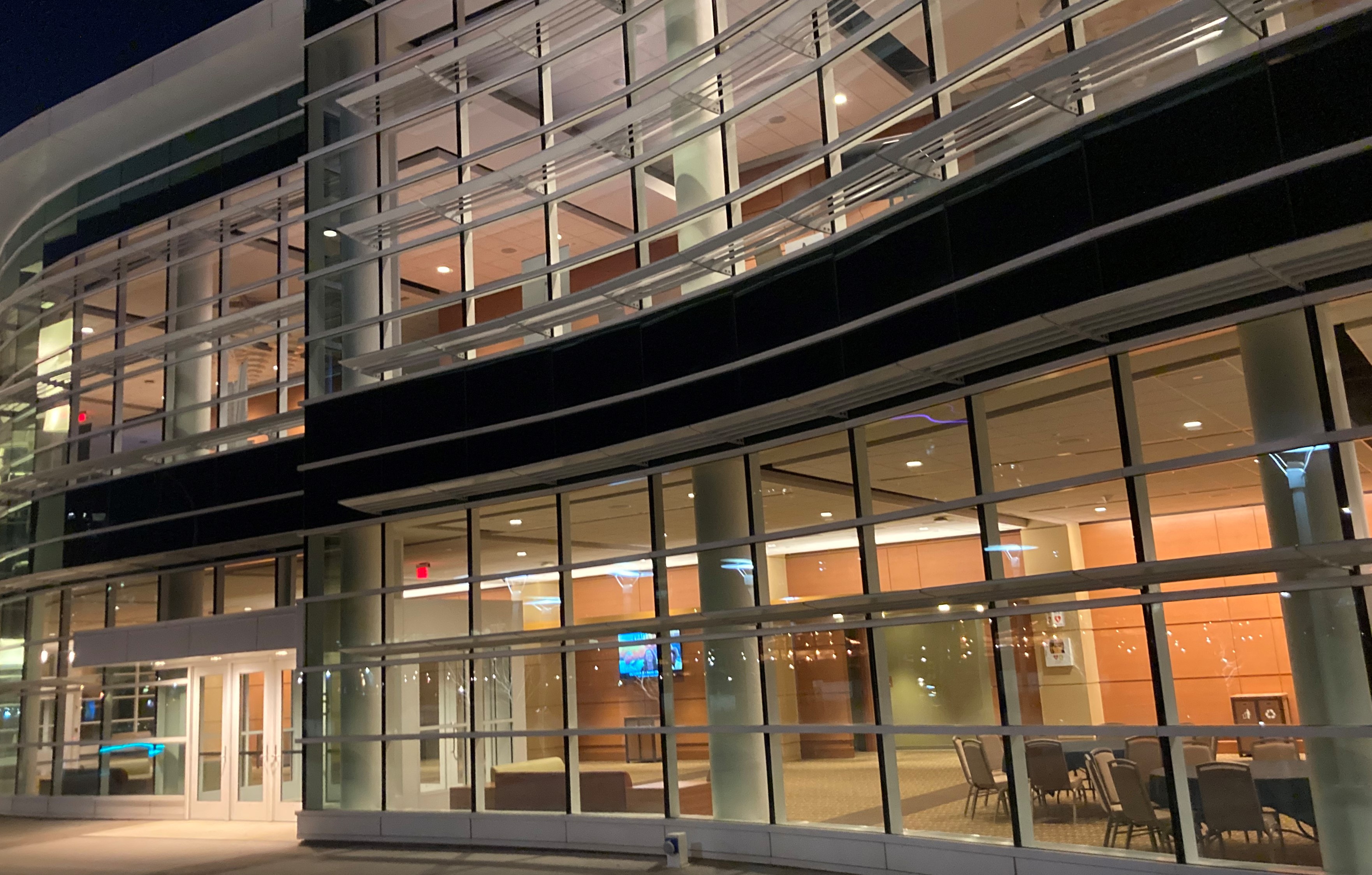 Mayo Civic Center's night lights serve purpose without added city cost - Vimarsana News