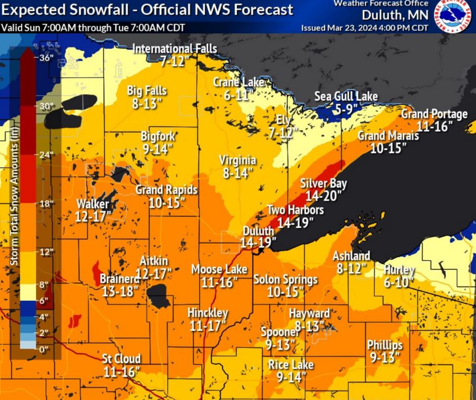 Winter storm warning goes into effect Sunday morning - Vimarsana News