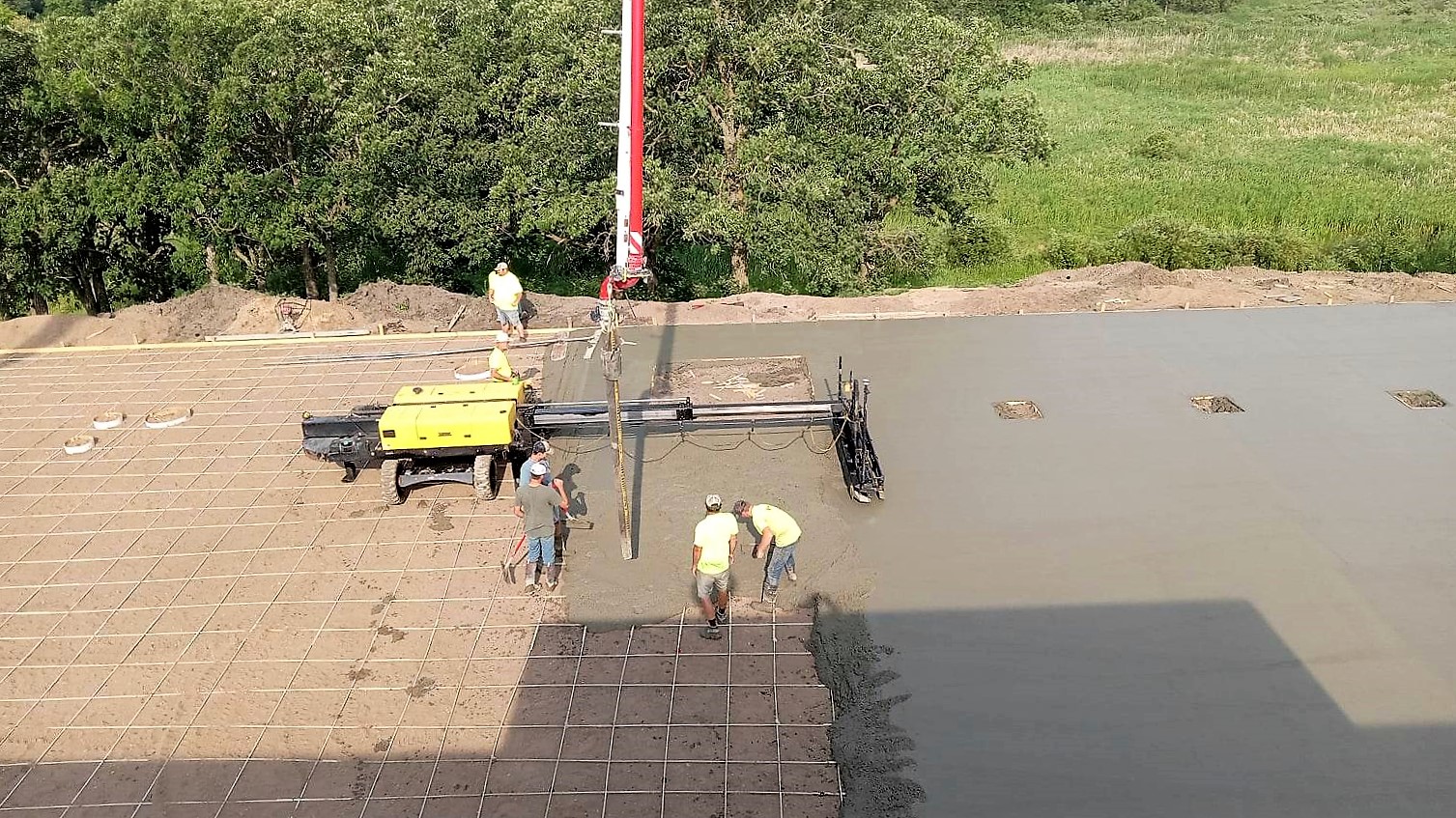 Cement base poured for new playground next to Boys and Girls Club of Detroit Lakes - Vimarsana News
