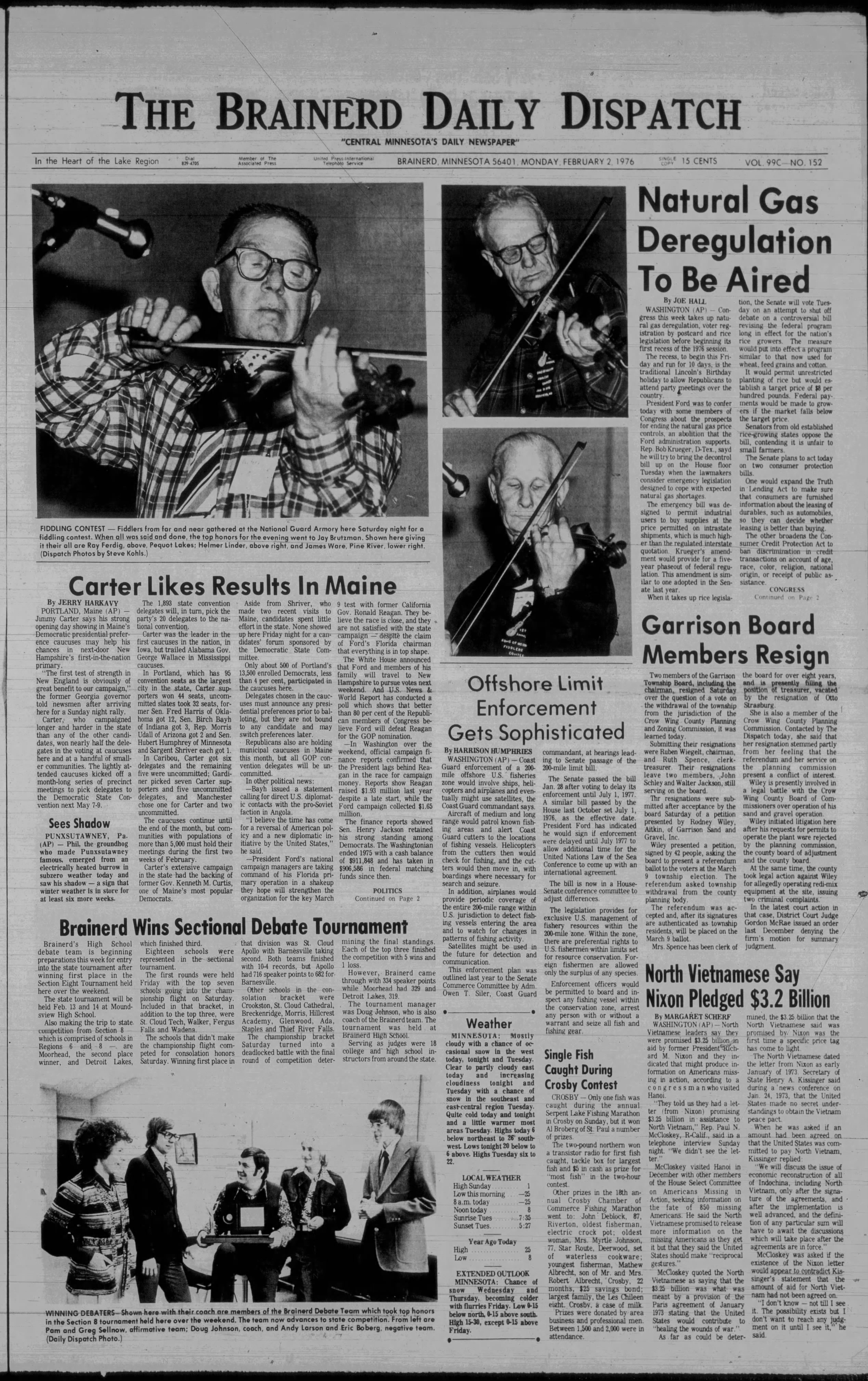 America 250 : 50 years ago today - February 2 , 1976