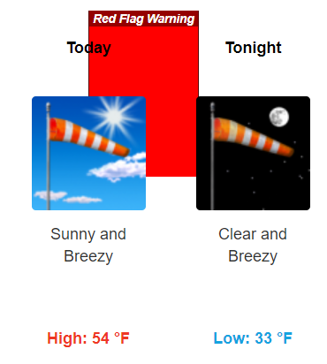 Red Flag Warning issued in Crow Wing and Cass counties - Vimarsana News