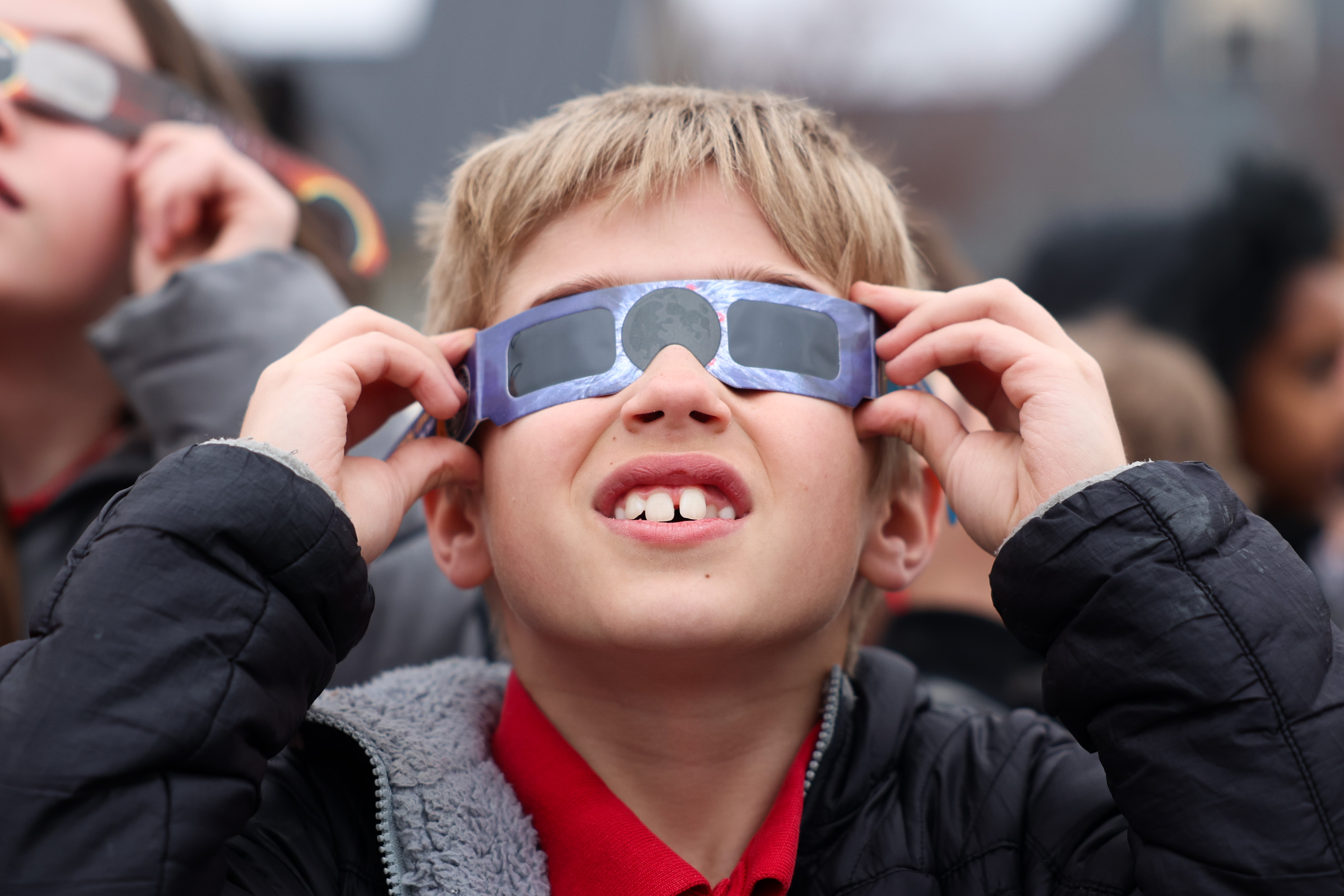 Photos: Rochester students experience the solar eclipse on April 8, 2024 - Vimarsana News
