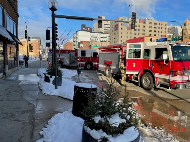 Fire at downtown business Limb Lab on Monday morning - Vimarsana News