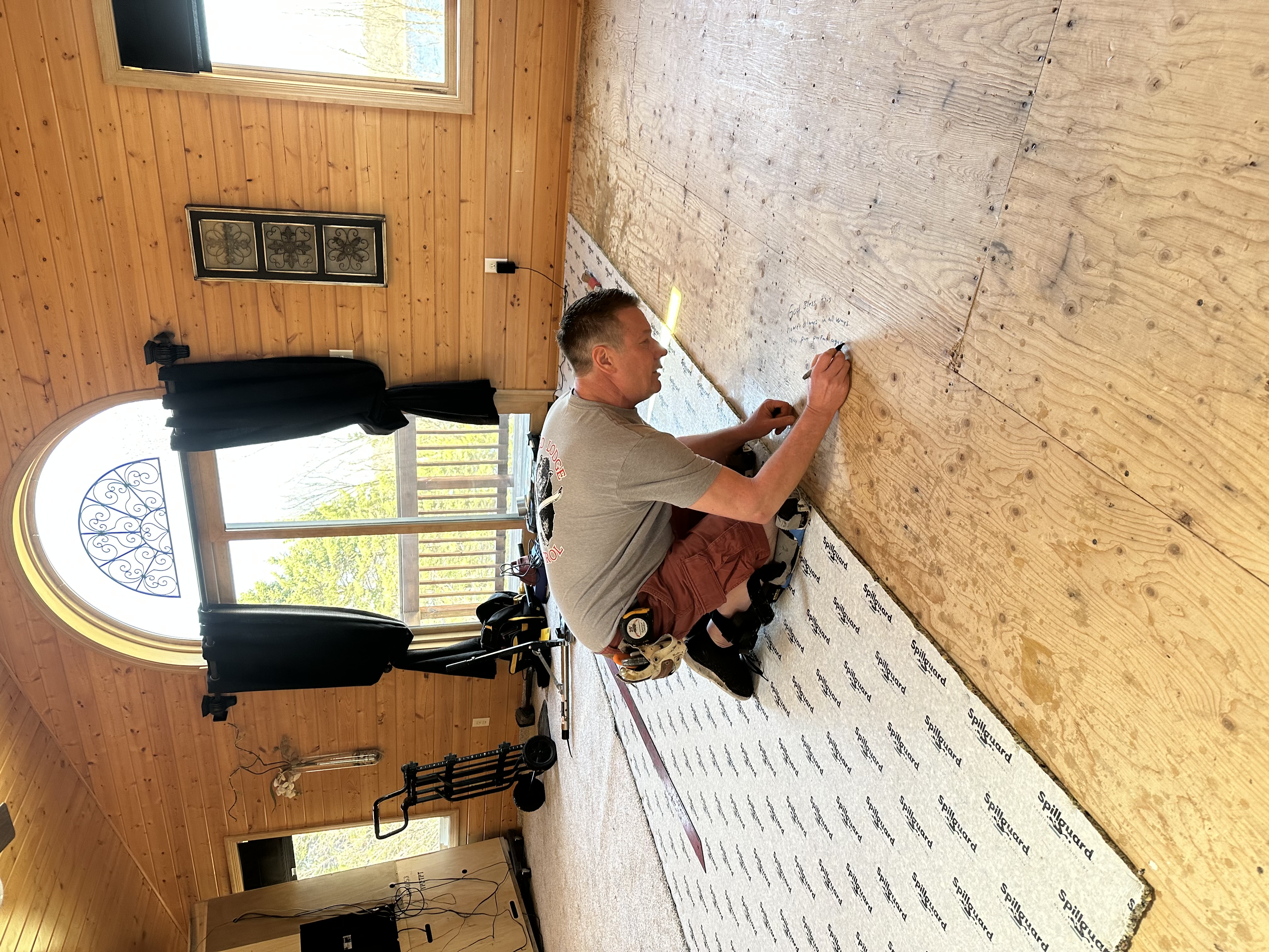 Detroit Lakes flooring contractor tucks messages of faith into floorboards - Vimarsana News