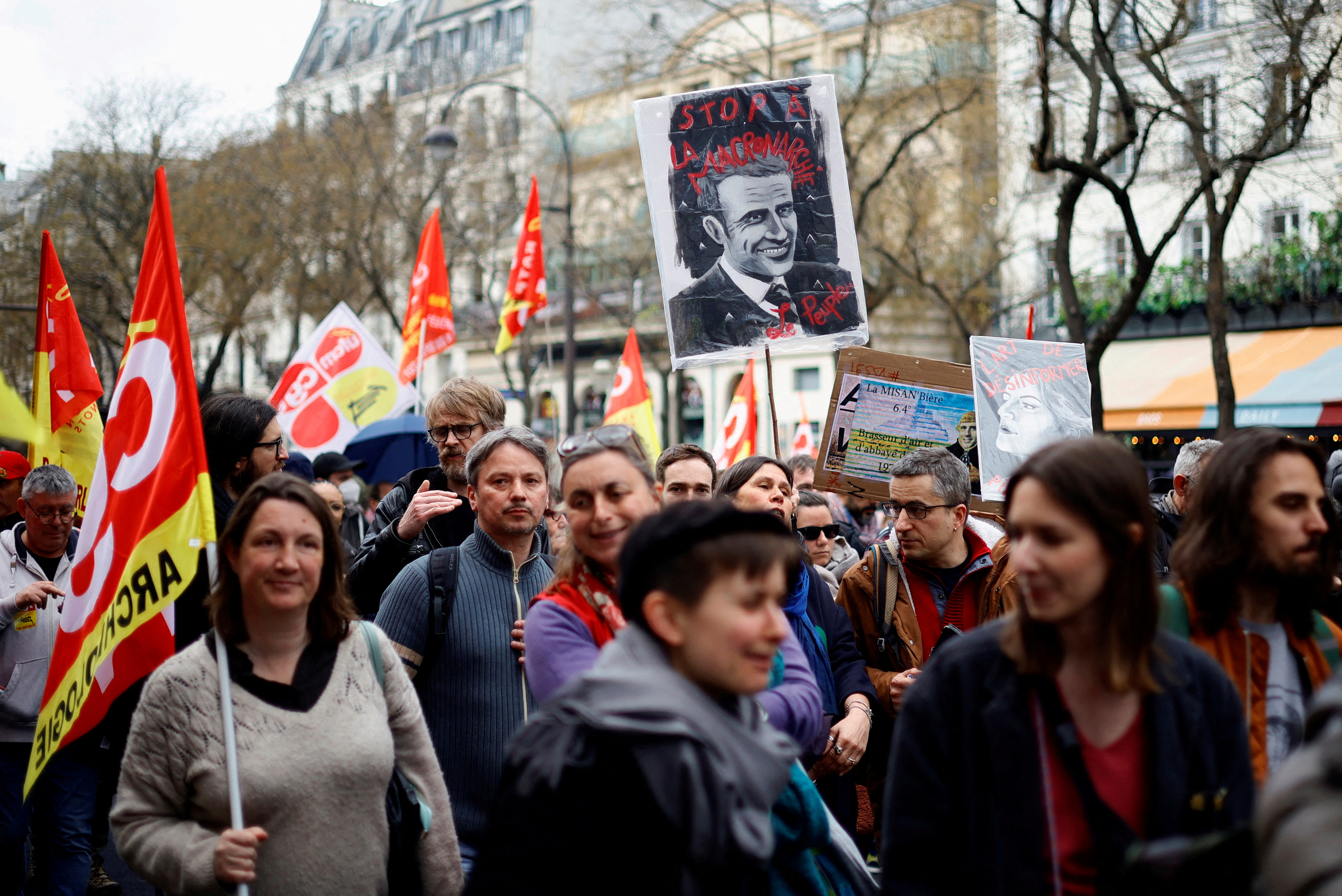 France's Macron signs contested pension law as unions plan more protests - Vimarsana News