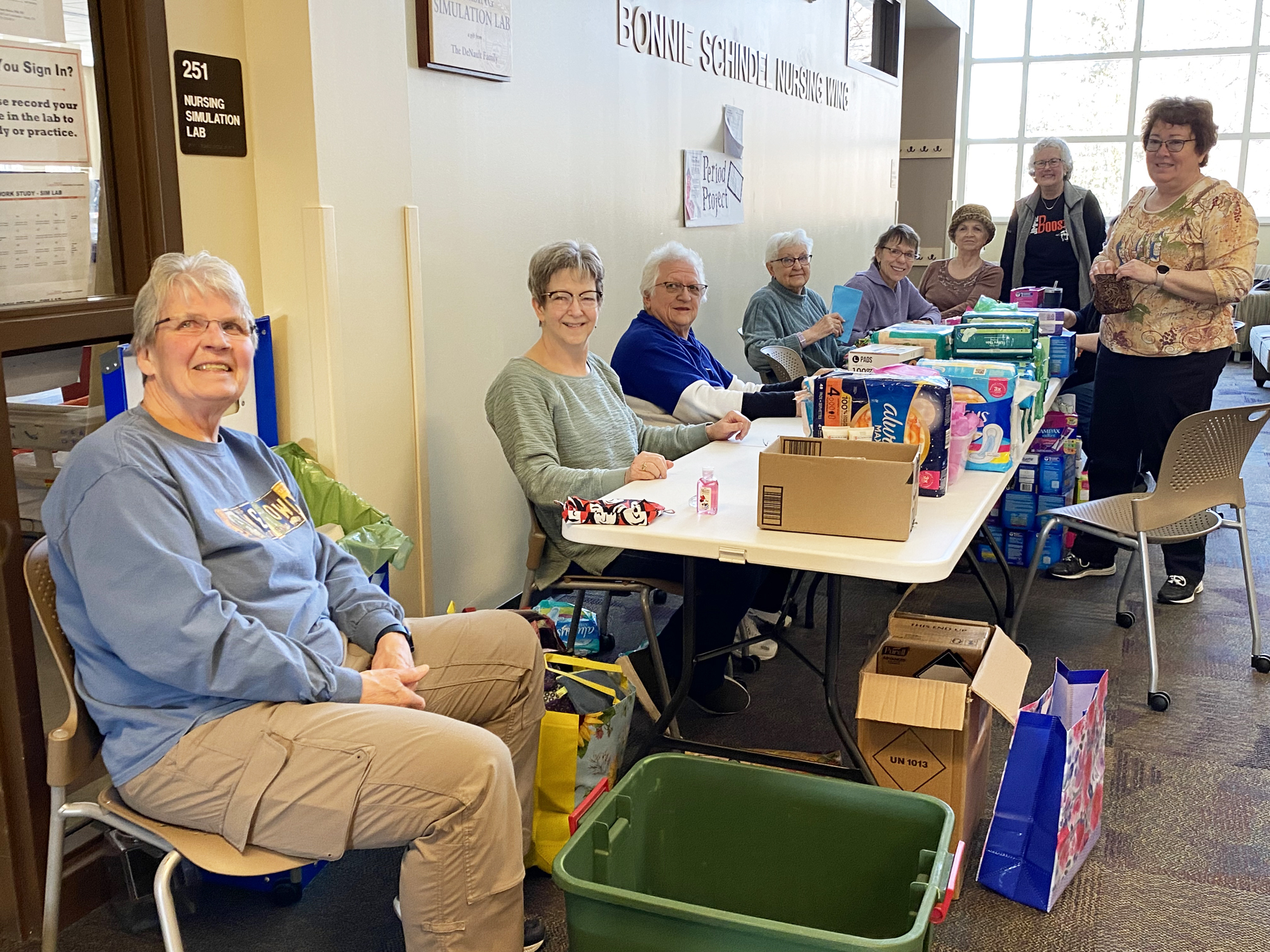 Period Packs assembled, distributed in Jamestown - Vimarsana News