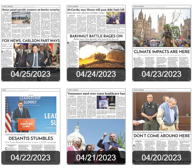 E-paper highlights: Read April 20-26, 2023, Echo Journal headlines - Vimarsana News